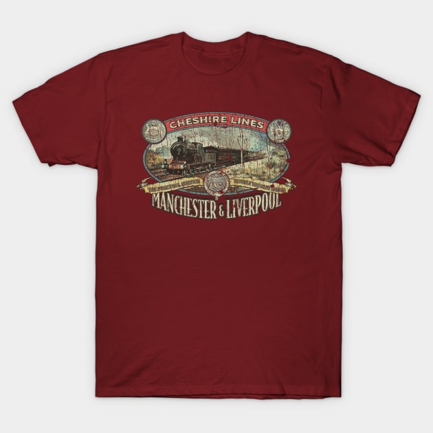 Cheshire Lines Railroad 1863 T-Shirt by JCD666